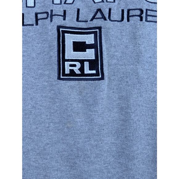 Vintage Chaps Ralph Lauren Mens Large Gray Sweatshirt Long Sleeve Crewneck - Picture 5 of 9
